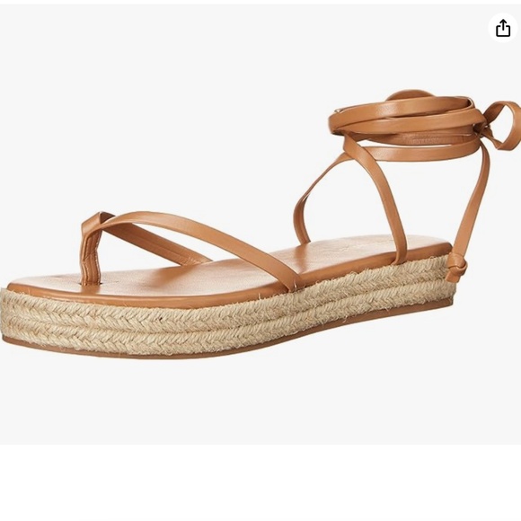 NWOT Nine West Monee Tan Brown Espadrille Flatform Sandal (Size 7) - Picture 5 of 7